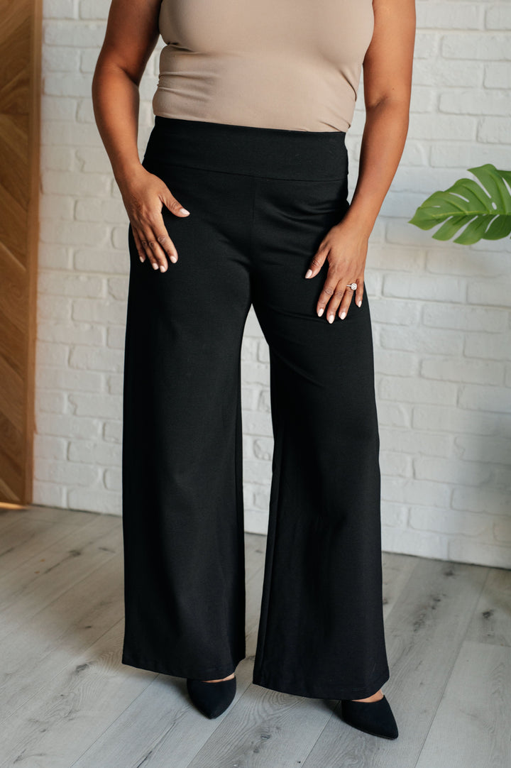 Magic Wide-Leg Pants - Black