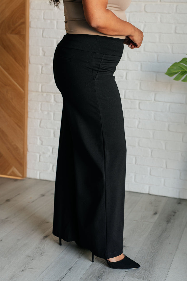 Magic Wide-Leg Pants - Black