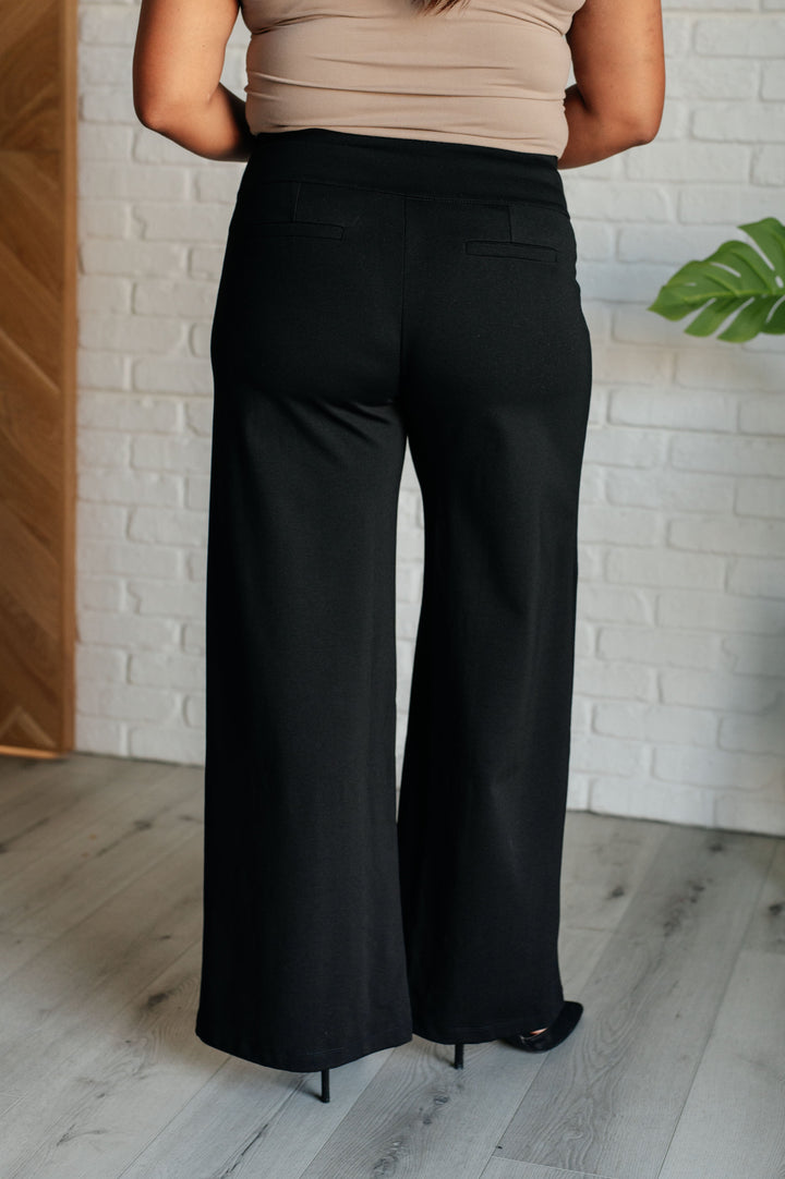 Magic Wide-Leg Pants - Black