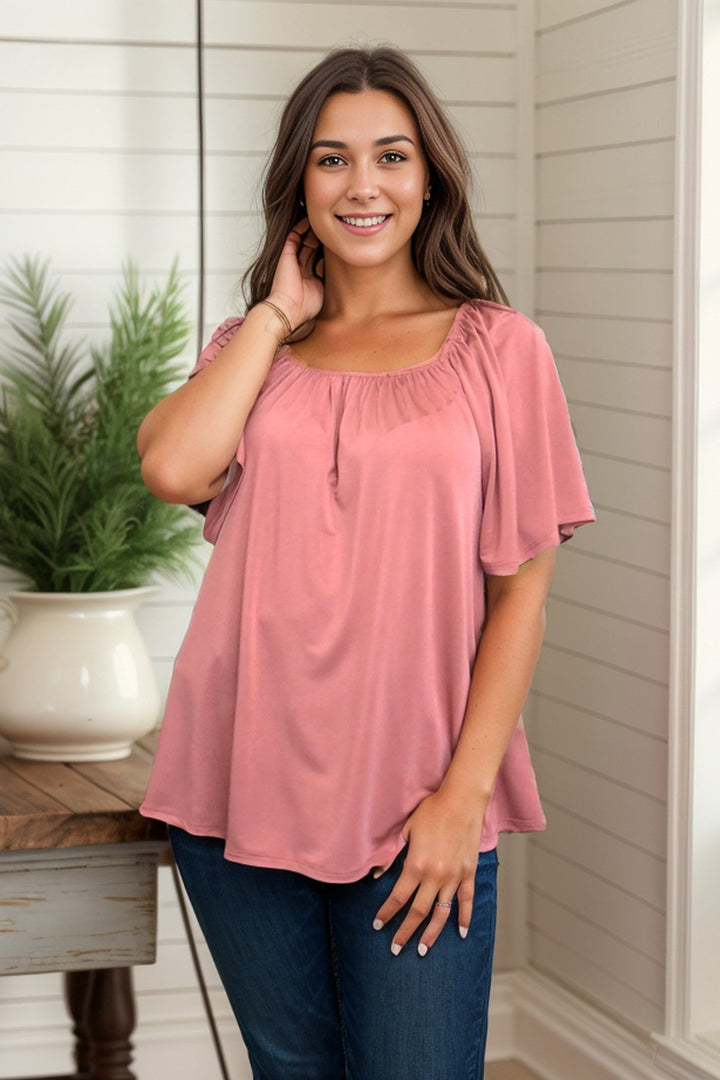 Casual Style - Mauve Top