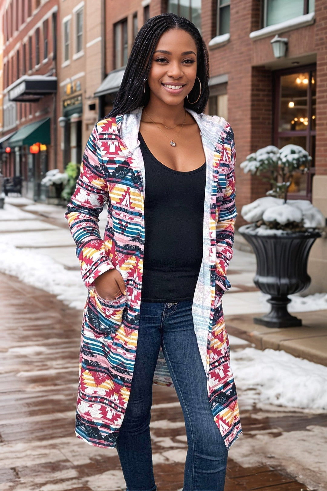 Aztec-Inspired Cardigan