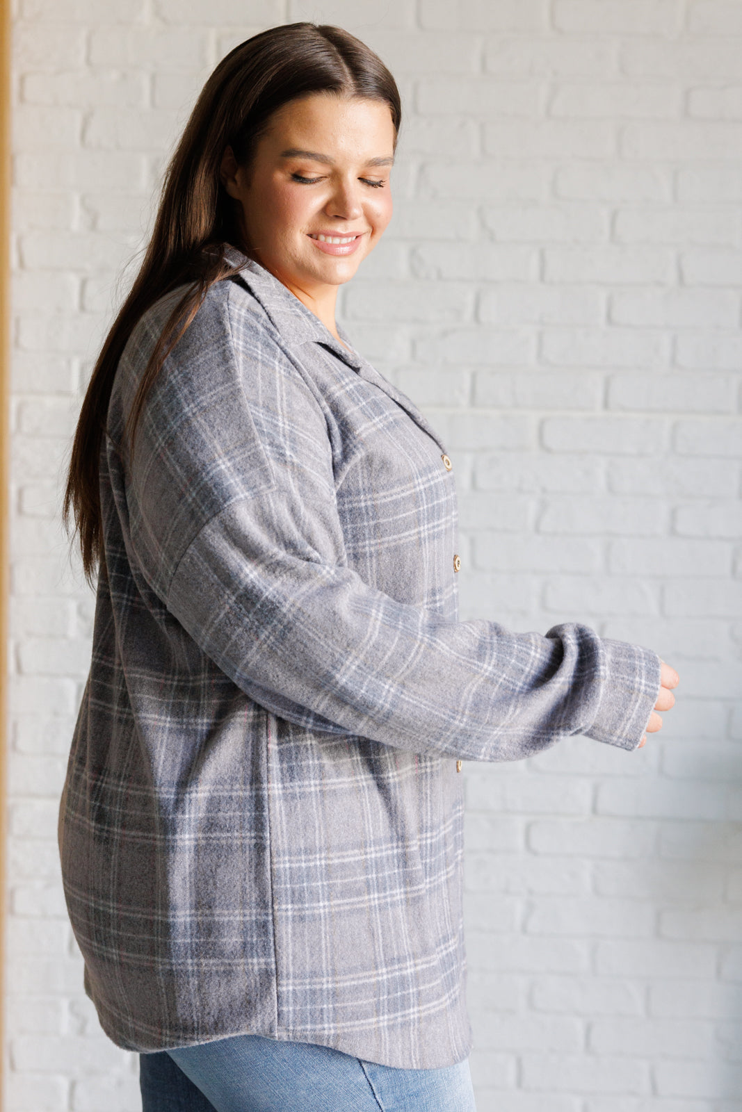 Make A Way - Soft Plaid Shacket