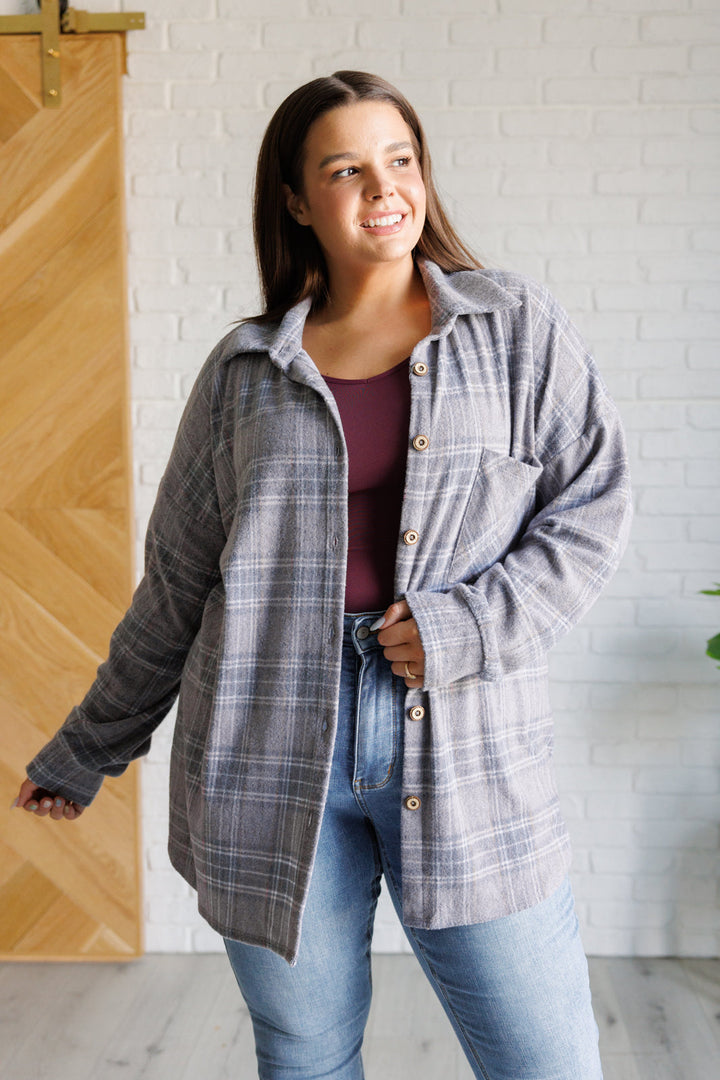 Make A Way - Soft Plaid Shacket