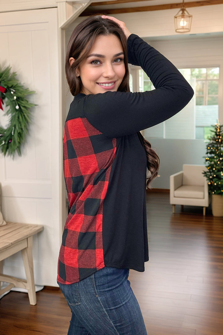 Perfectly Plaid Top