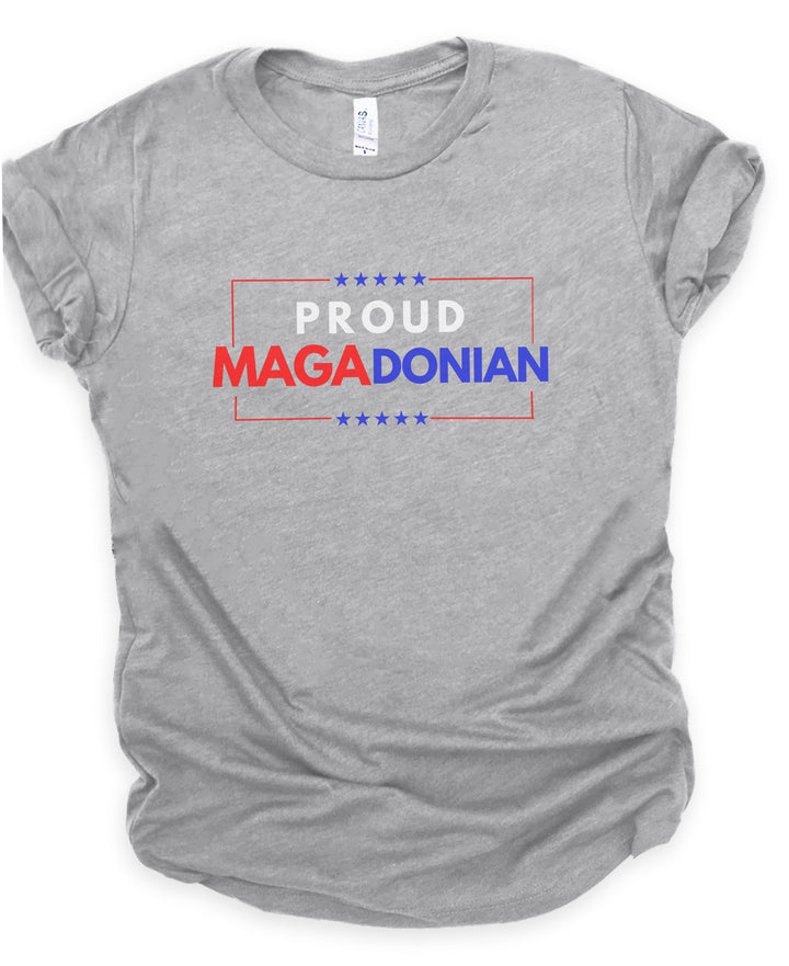 Proud MAGAdonian - Unisex Crew-Neck Tee