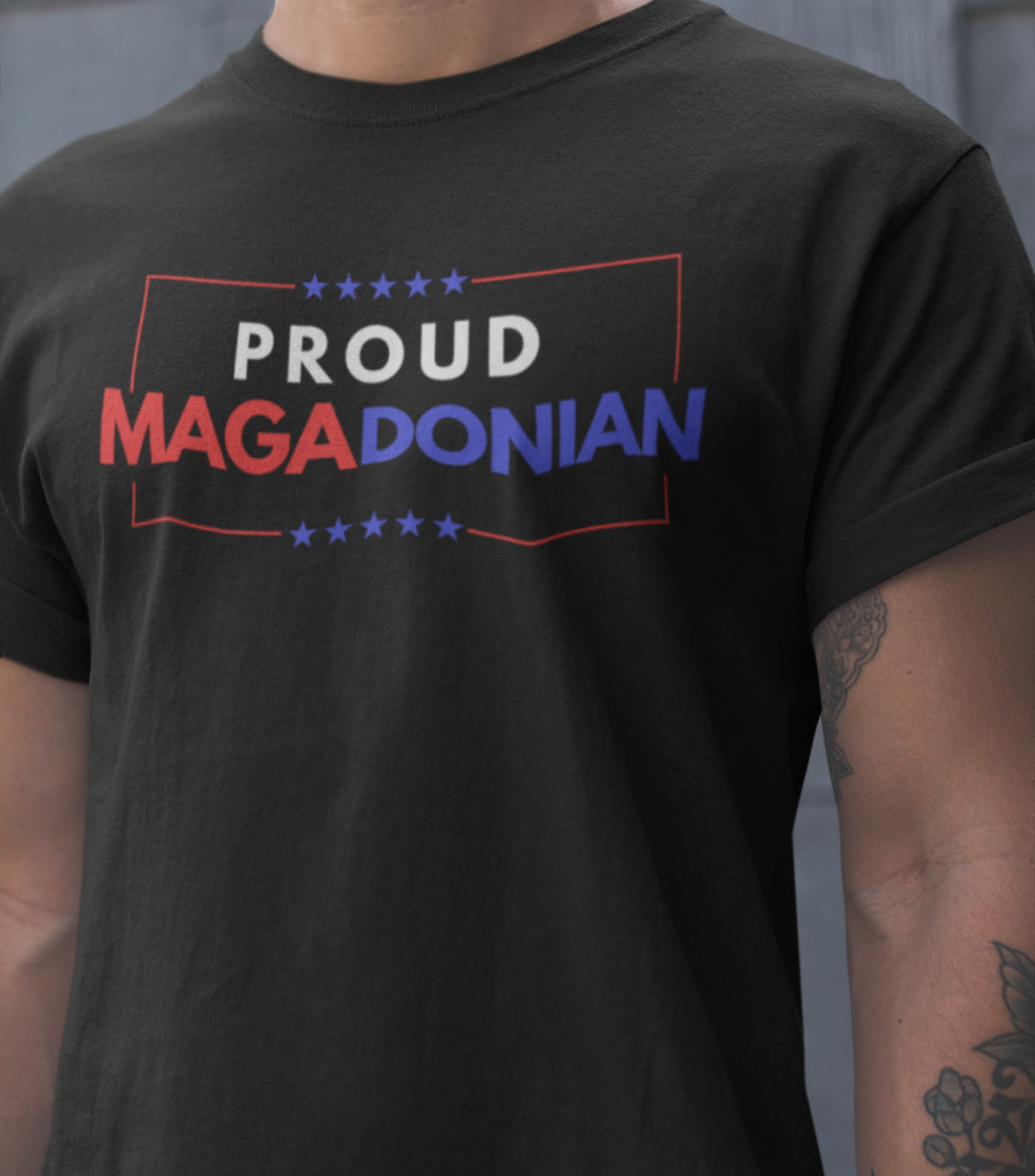 Proud MAGAdonian - Unisex Crew-Neck Tee