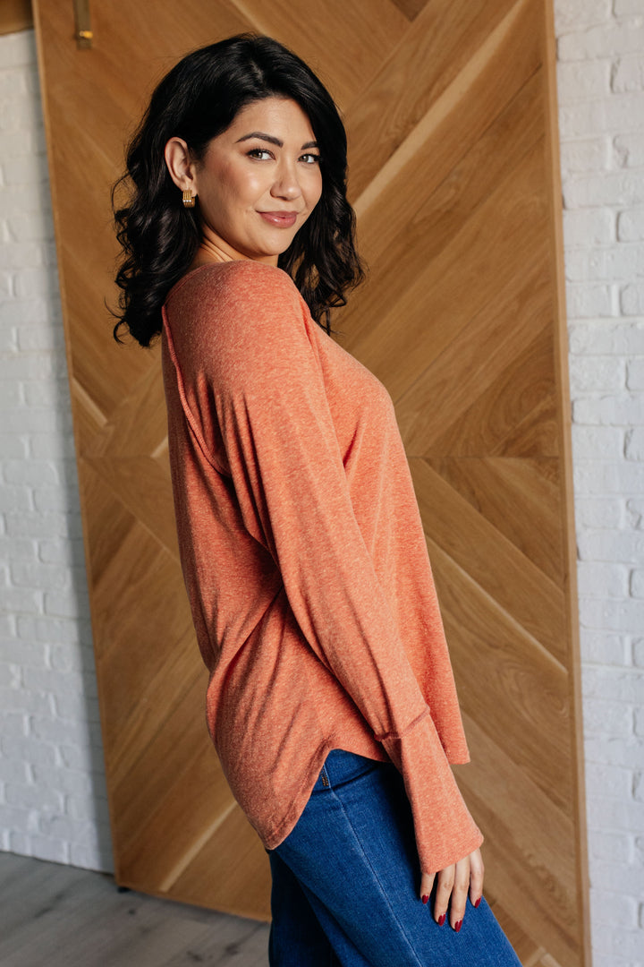 Rustic Vibes Top W/ Thumbholes