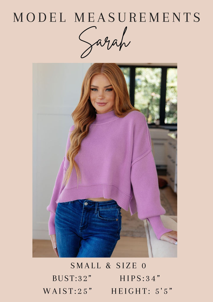 Cozy In Style - Wide-Leg Cropped Pants - Light Rose