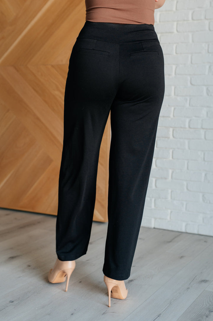 Magic Wide-Leg Pants - Black