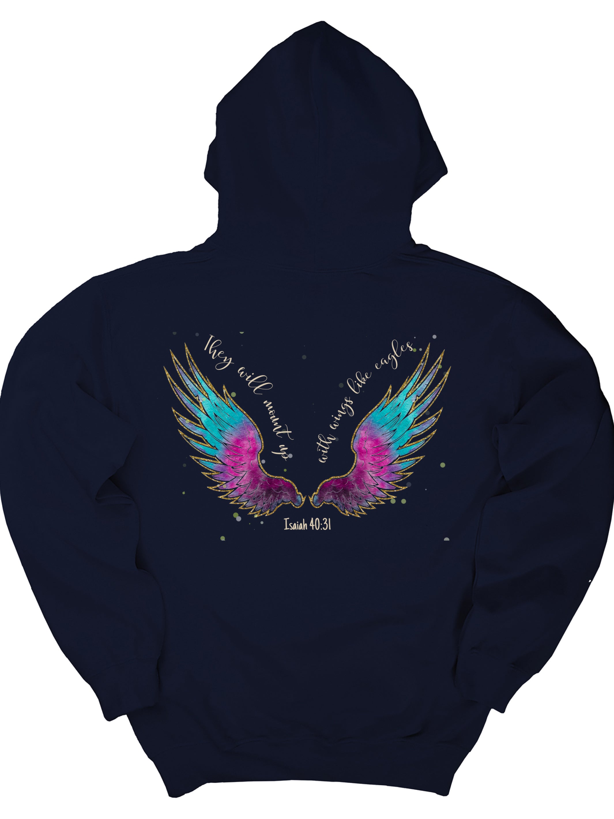 Sweatshirt with wings online on back