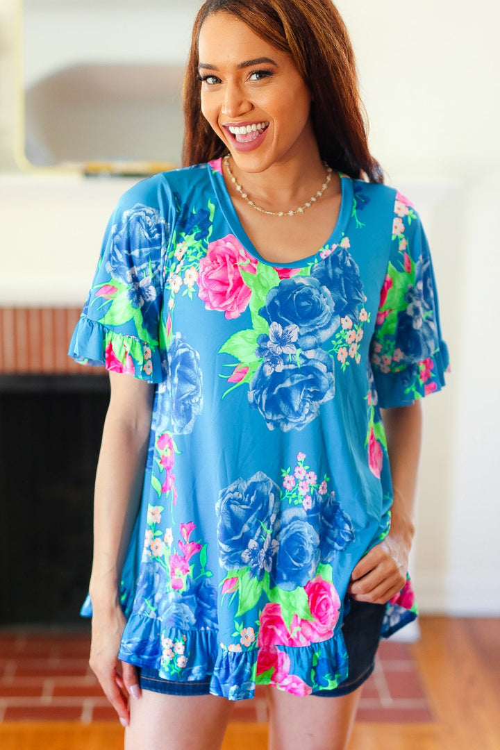 Floral Feels Tunic Top