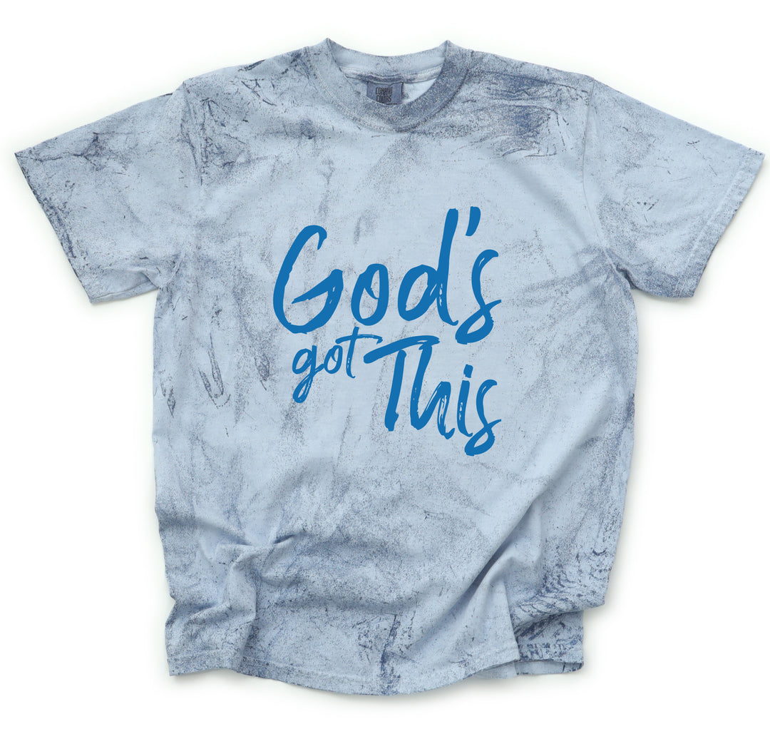 God's Got This Tie-Dye - Premium Unisex Heavyweight Crew-Neck Tee