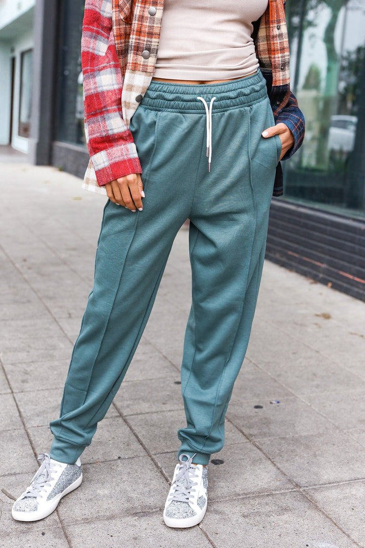 Comfort Flex Scuba Joggers - Ash Jade