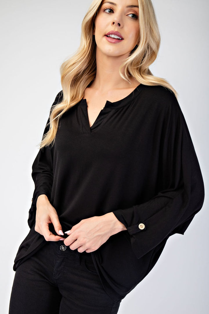 Modern Chic - 3/4-Sleeve Blouse