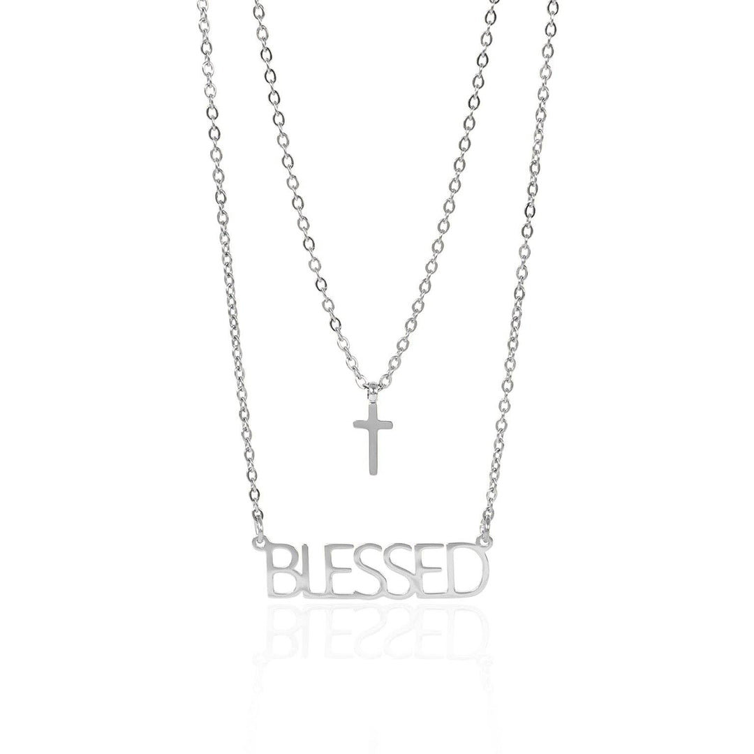 Blessed By God Stainless Steel Necklace