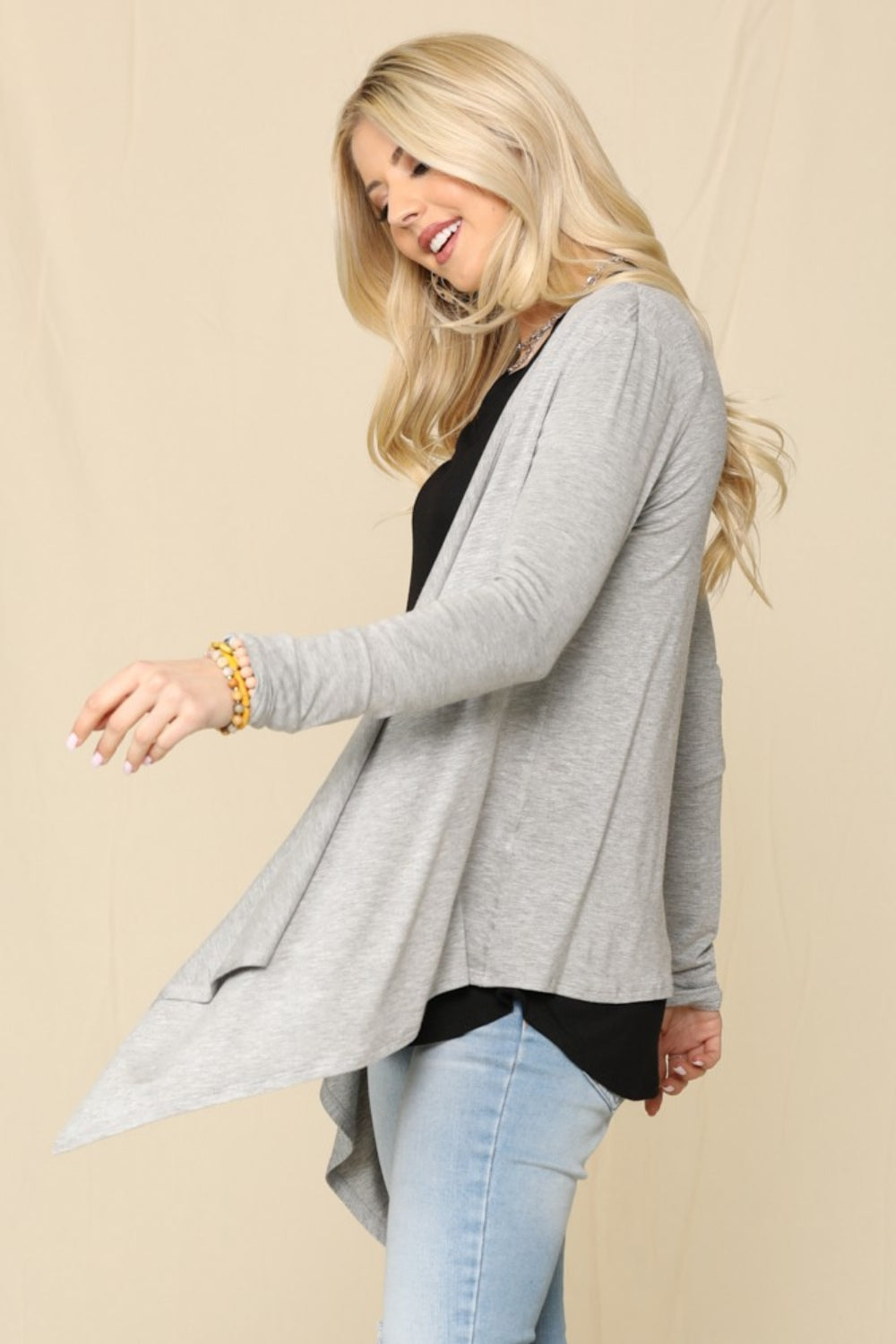 Cozy Style Knit Cardigan - Grey