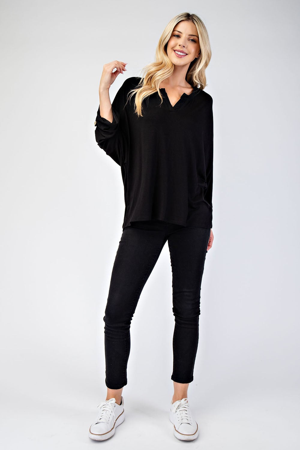 Modern Chic - 3/4-Sleeve Blouse