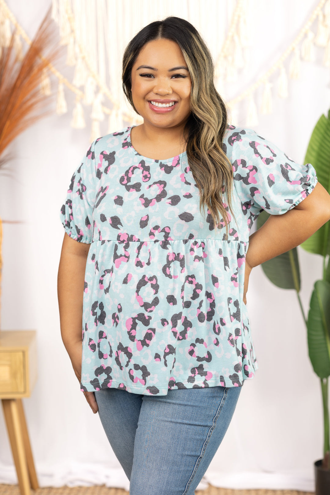 Darling Safari Babydoll Top