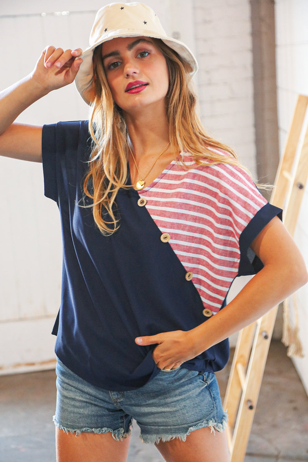 Always a Patriot Dolman Top - Joy & Country