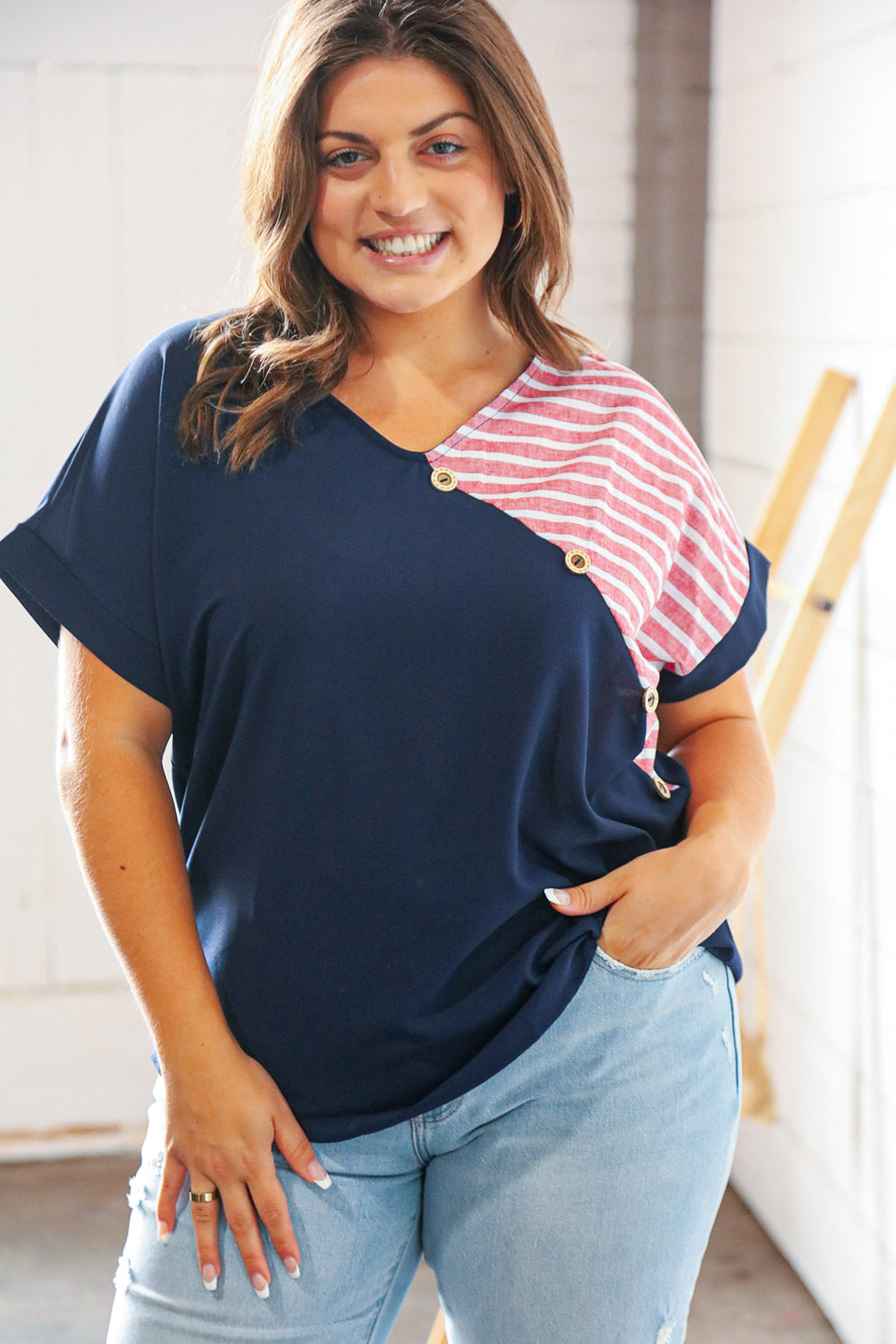 Always a Patriot Dolman Top - Joy & Country