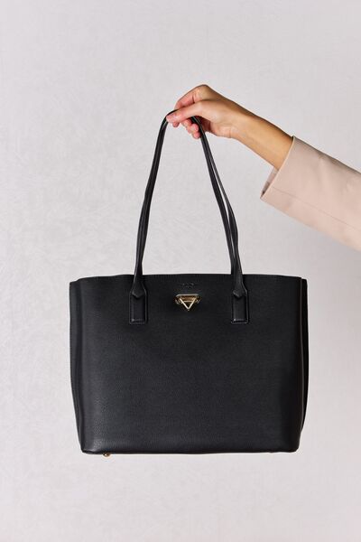 Elegant Essentials Faux Leather Tote Bag