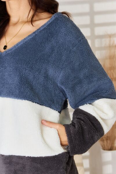 Faux Fur Plush Oversized Sweater