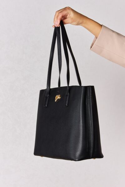 Elegant Essentials Faux Leather Tote Bag