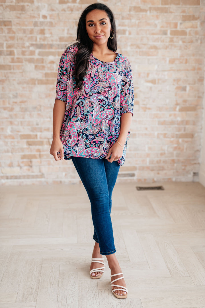 Paisley Elegance Top