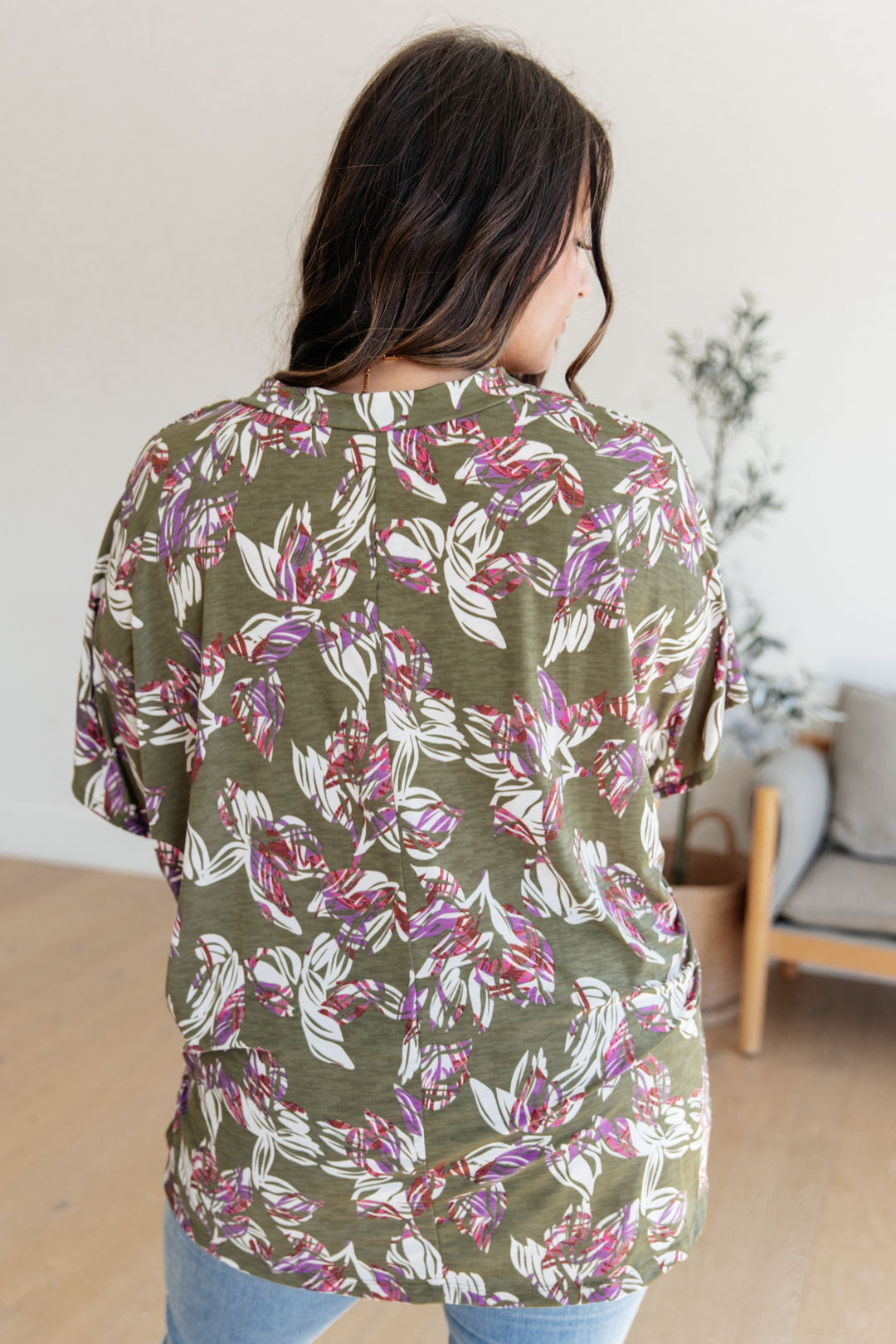 Ready to Bloom Floral V-Neck Top