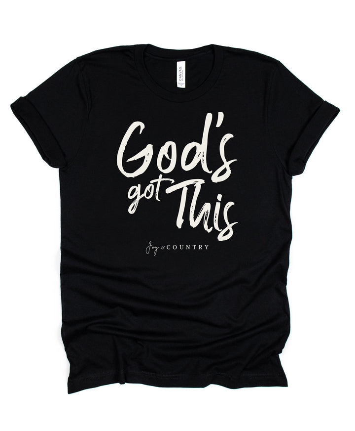 FINAL SALE - SINGLE - God's Got This - Unisex Crew-Neck Tee - Joy & Country