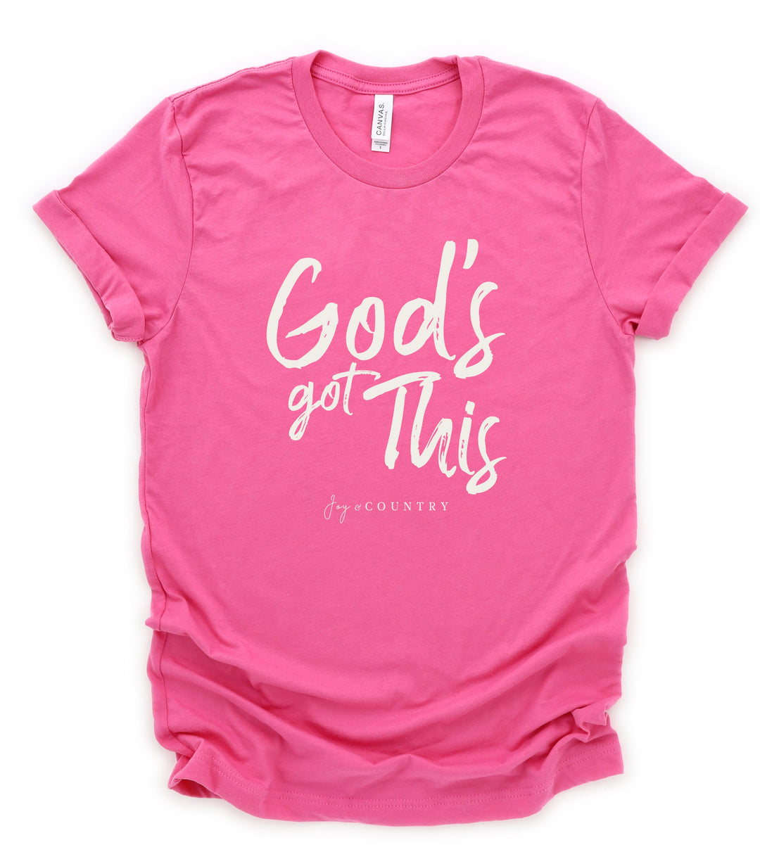 FINAL SALE - SINGLE - God's Got This - Unisex Crew-Neck Tee - Joy & Country