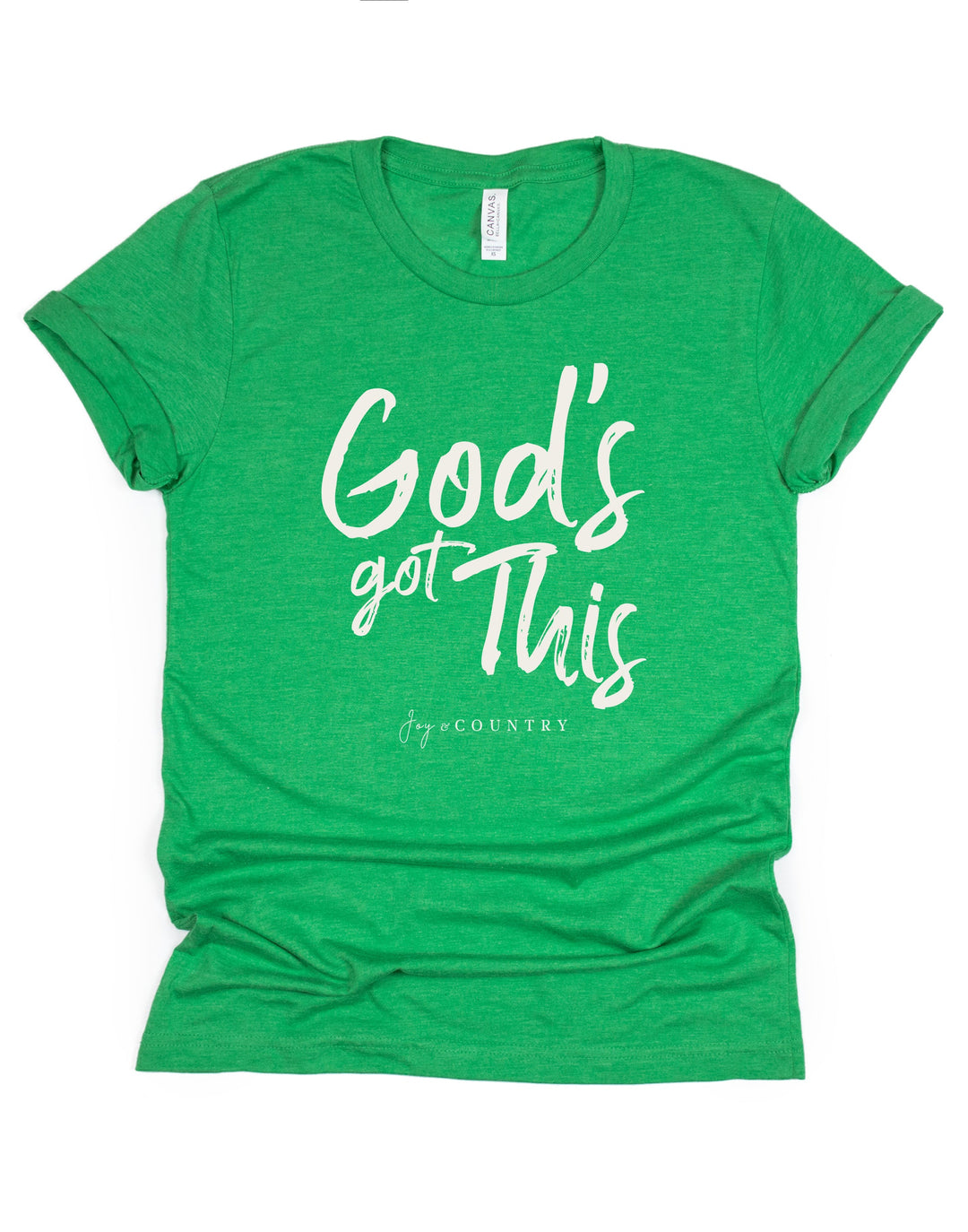 FINAL SALE - SINGLE - God's Got This - Unisex Crew-Neck Tee - Joy & Country