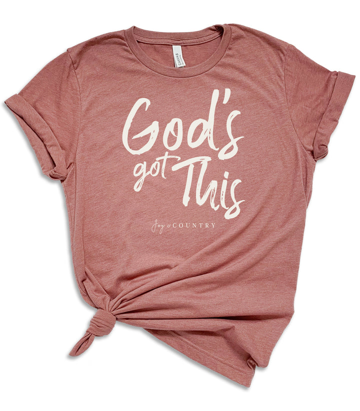 FINAL SALE - SINGLE - God's Got This - Unisex Crew-Neck Tee - Joy & Country