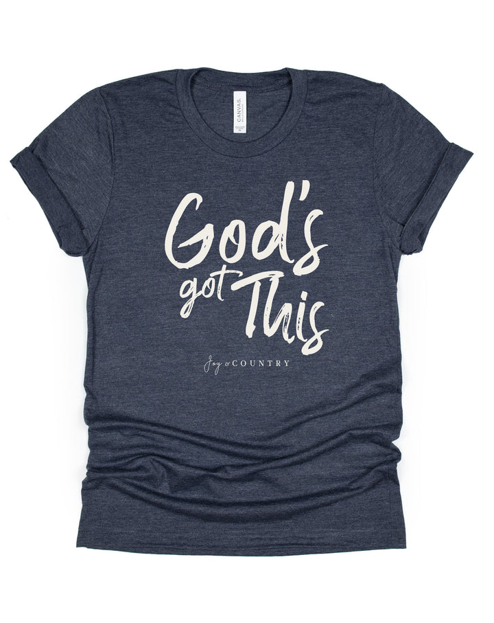 FINAL SALE - SINGLE - God's Got This - Unisex Crew-Neck Tee - Joy & Country