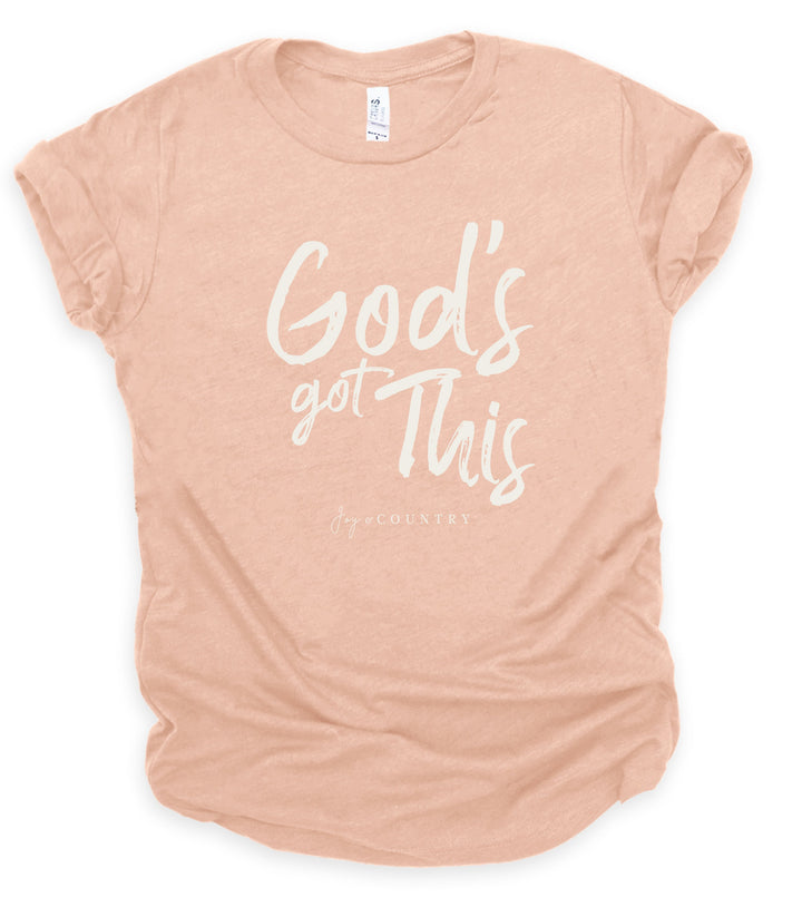 FINAL SALE - SINGLE - God's Got This - Unisex Crew-Neck Tee - Joy & Country