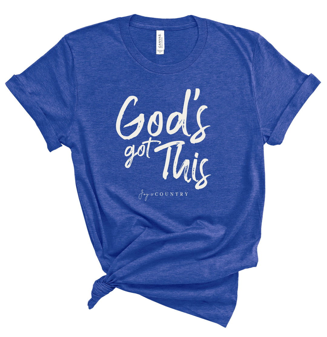 FINAL SALE - SINGLE - God's Got This - Unisex Crew-Neck Tee - Joy & Country