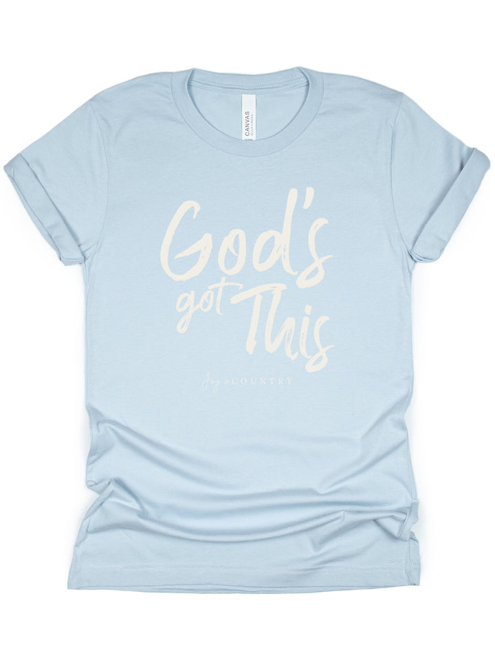 FINAL SALE - SINGLE - God's Got This - Unisex Crew-Neck Tee - Joy & Country