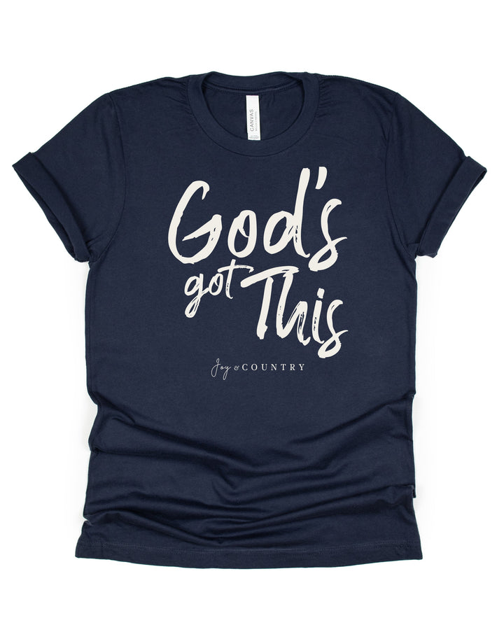 FINAL SALE - SINGLE - God's Got This - Unisex Crew-Neck Tee - Joy & Country