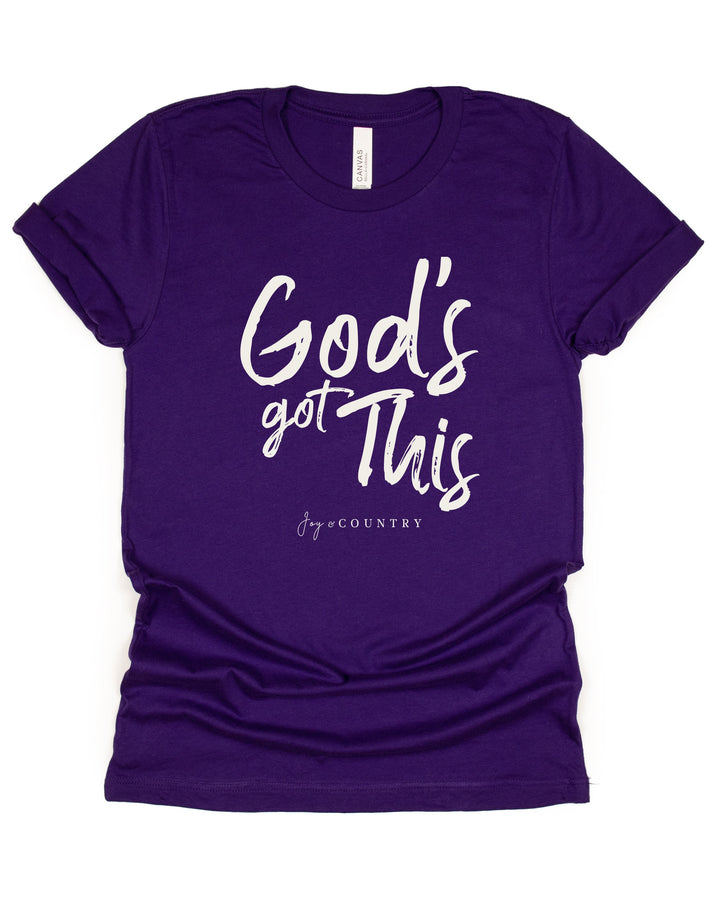 FINAL SALE - SINGLE - God's Got This - Unisex Crew-Neck Tee - Joy & Country