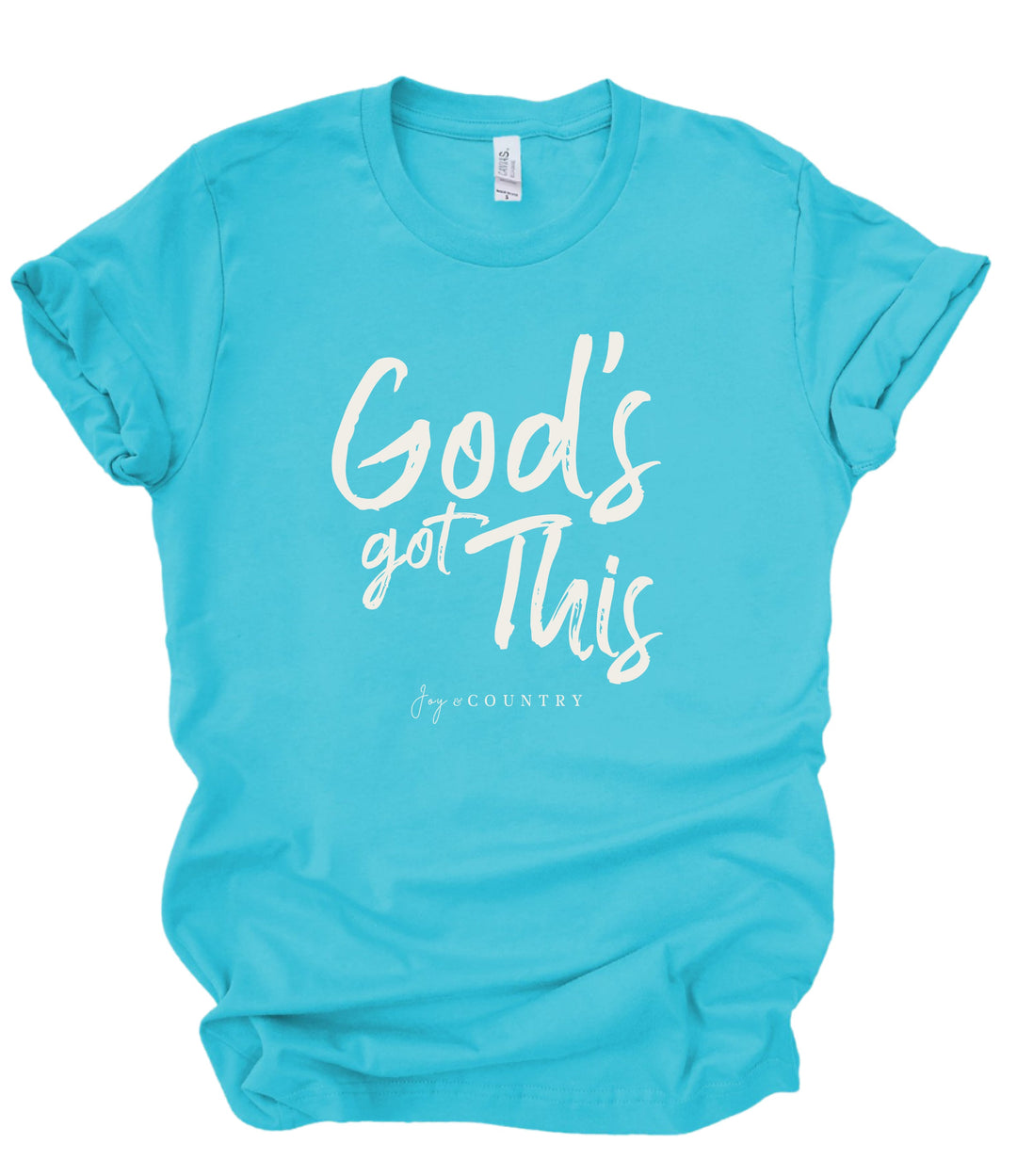 FINAL SALE - SINGLE - God's Got This - Unisex Crew-Neck Tee - Joy & Country