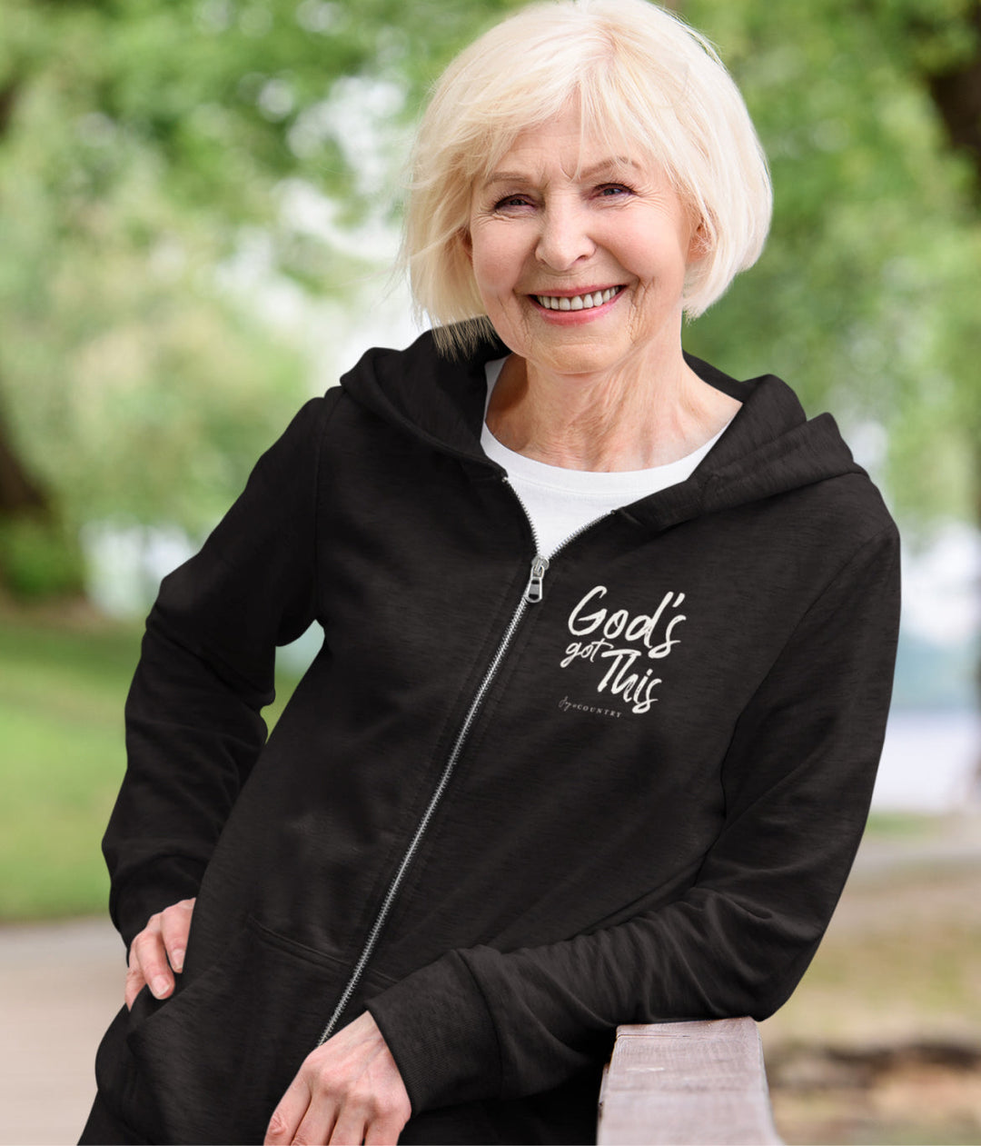 FINAL SALE - God's Got This - Unisex Zip-Up Hoodie Sweatshirt - Joy & Country