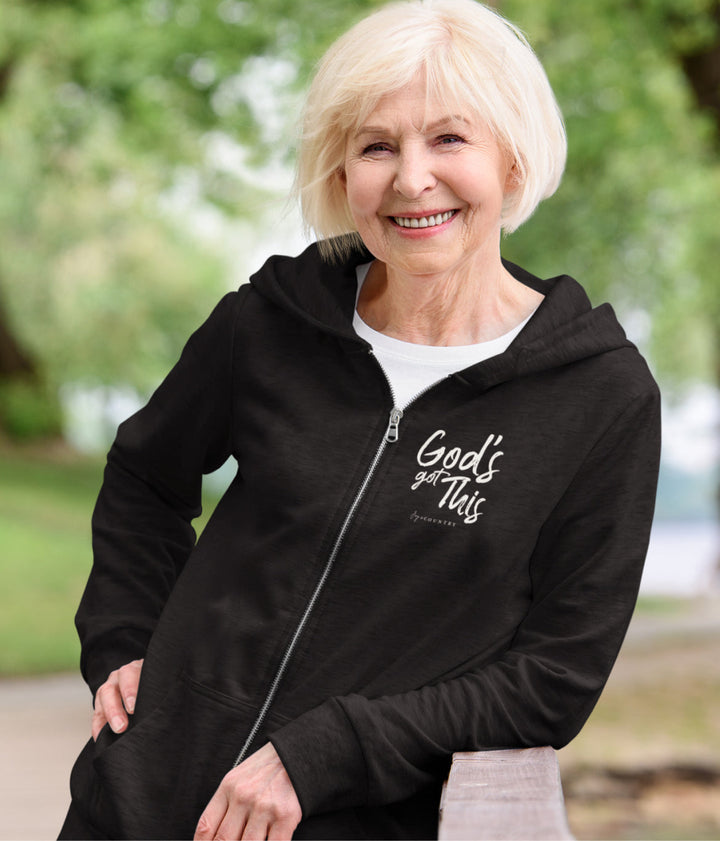 FINAL SALE - God's Got This - Unisex Zip-Up Hoodie Sweatshirt - Joy & Country