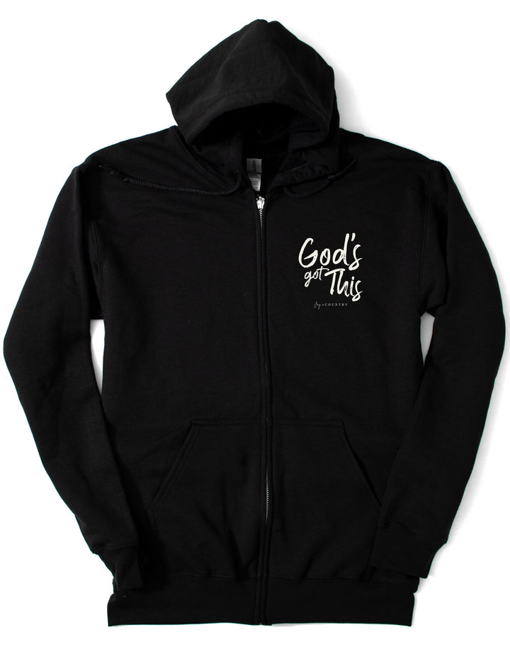 FINAL SALE - God's Got This - Unisex Zip-Up Hoodie Sweatshirt - Joy & Country