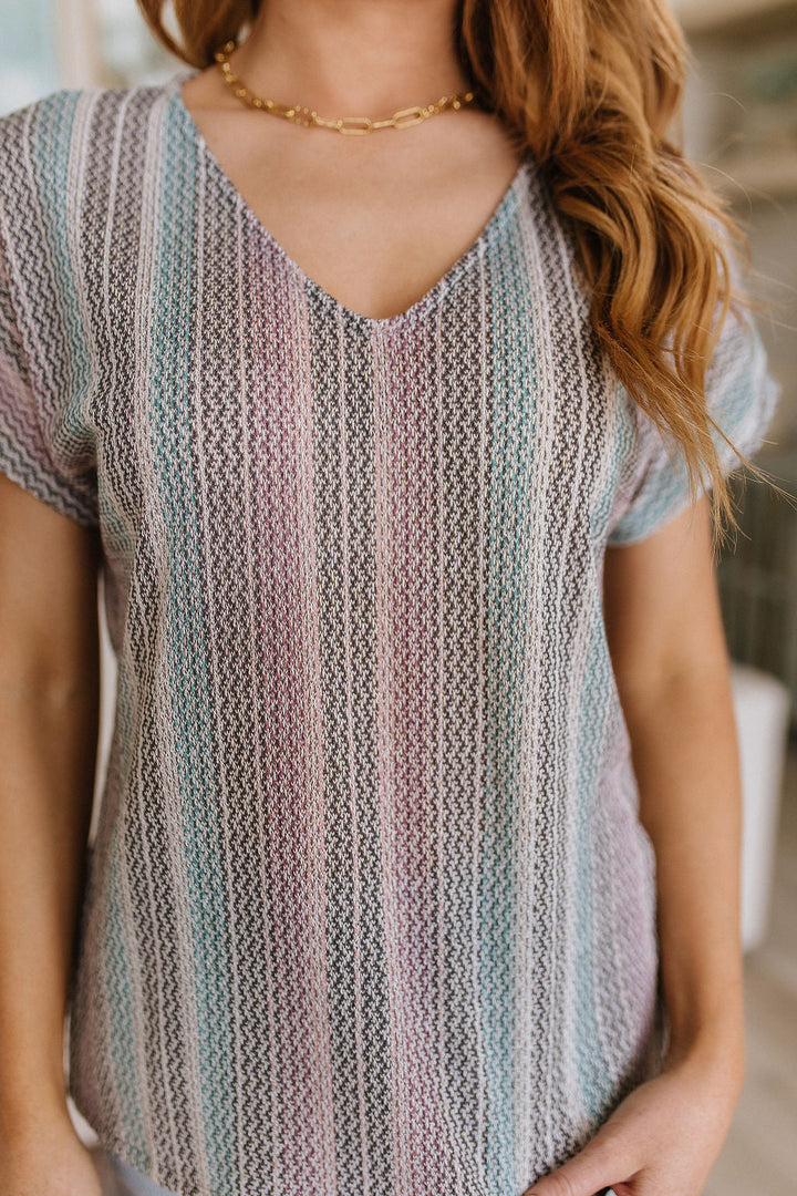 Undeniably Chic Striped Top