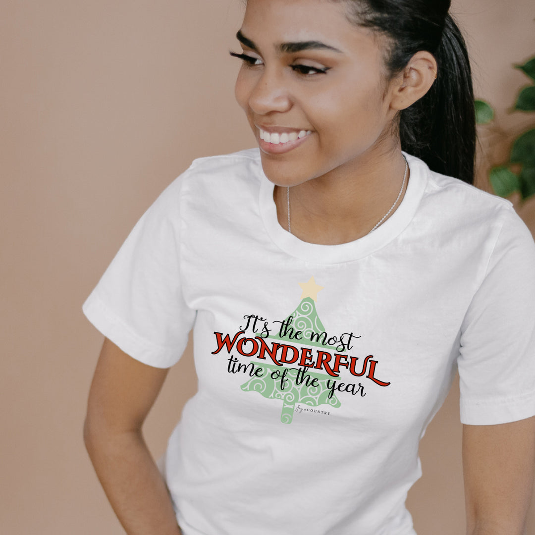 It's the Most Wonderful Time of the Year - Unisex Crew-Neck Tee - Joy & Country