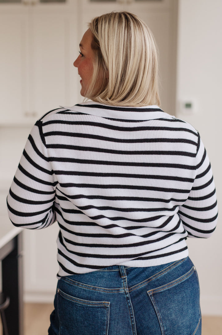 Cozy Striped Cotton Sweater